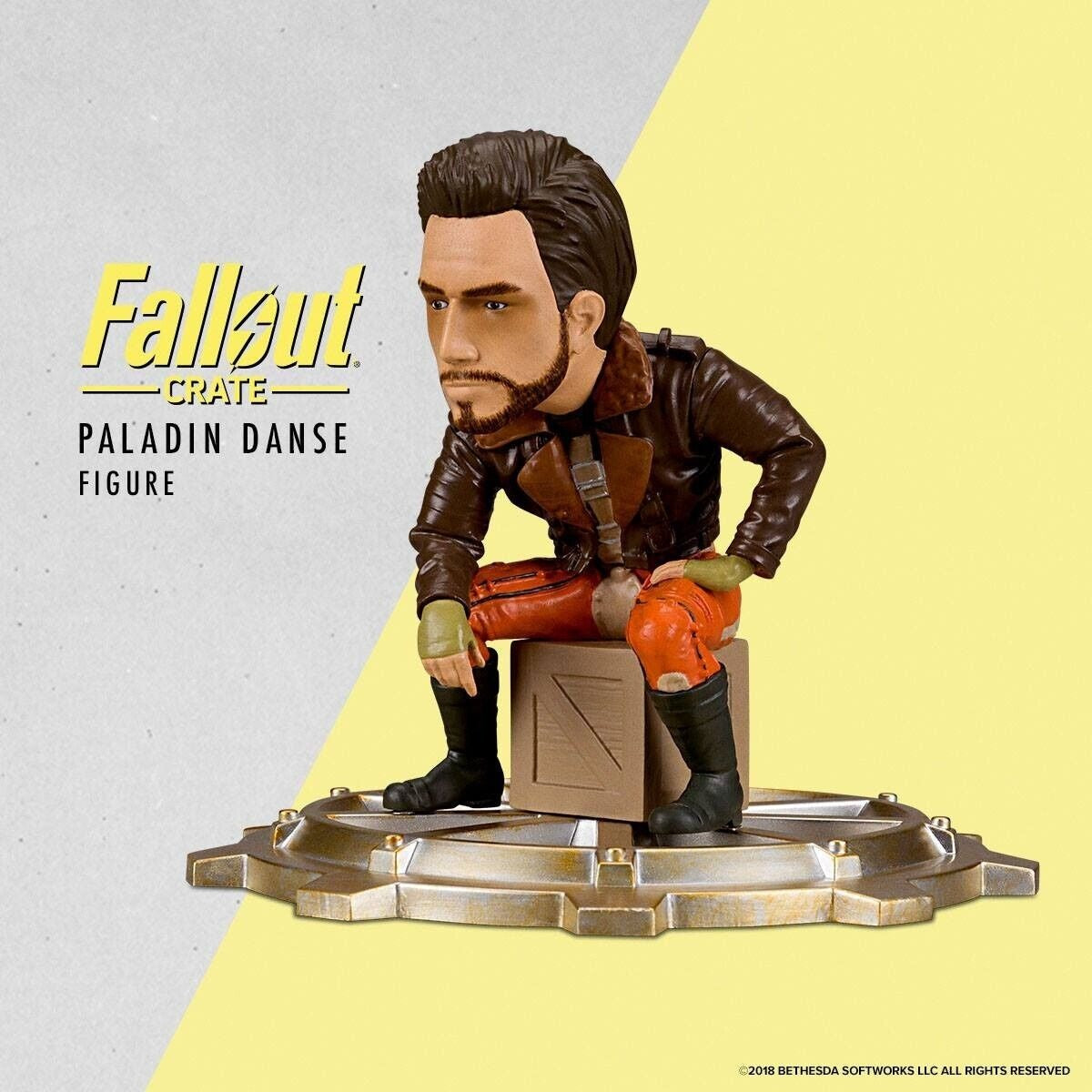 Fallout Paladin Danse Brotherhood of Steel Loot Crate Figure