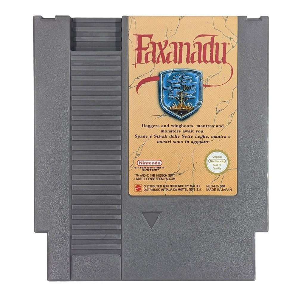 Faxanadu - Nintendo Entertainment System NES (Cartridge + Manual)