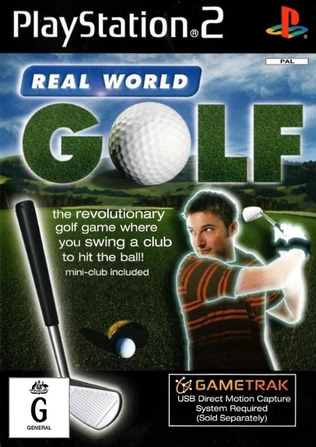 Gametrak: Real World Golf - PlayStation 2 PS2