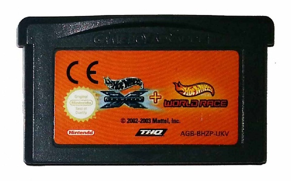Hot Wheels Velocity X + World Race - Game Boy Advance GBA (Cartridge)