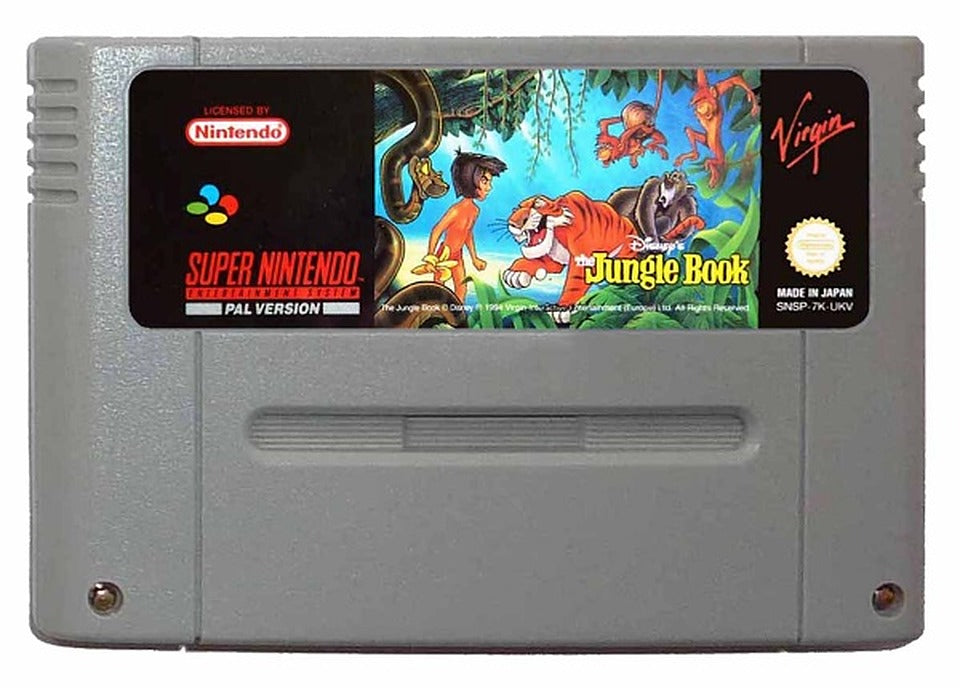 The Jungle Book - Super Nintendo SNES (Cartridge)