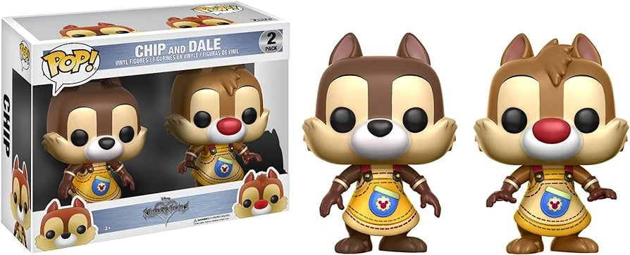 Kingdom Hearts - Chip & Dale (2 Pack) Pop! Vinyl Figure