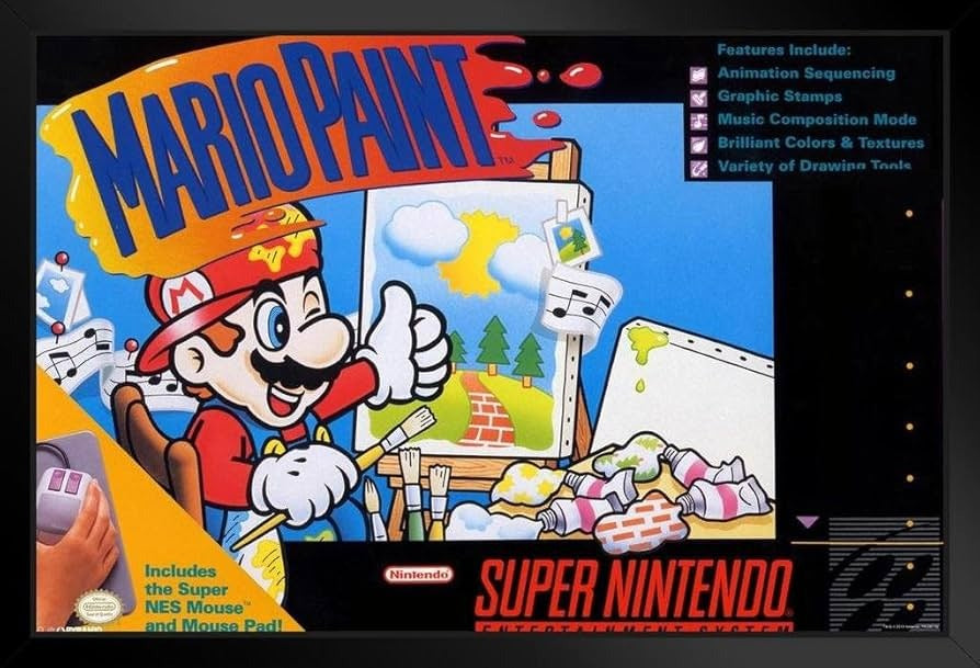 Mario Paint - Super Nintendo SNES (Boxed)