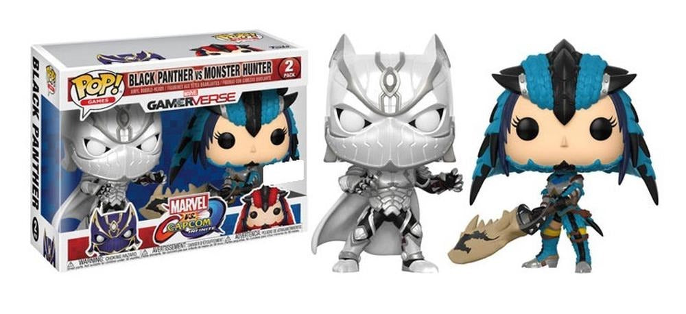 Black Panther & Monster Hunter 2 Pack (Gamerverse) Pop! Vinyl Figure