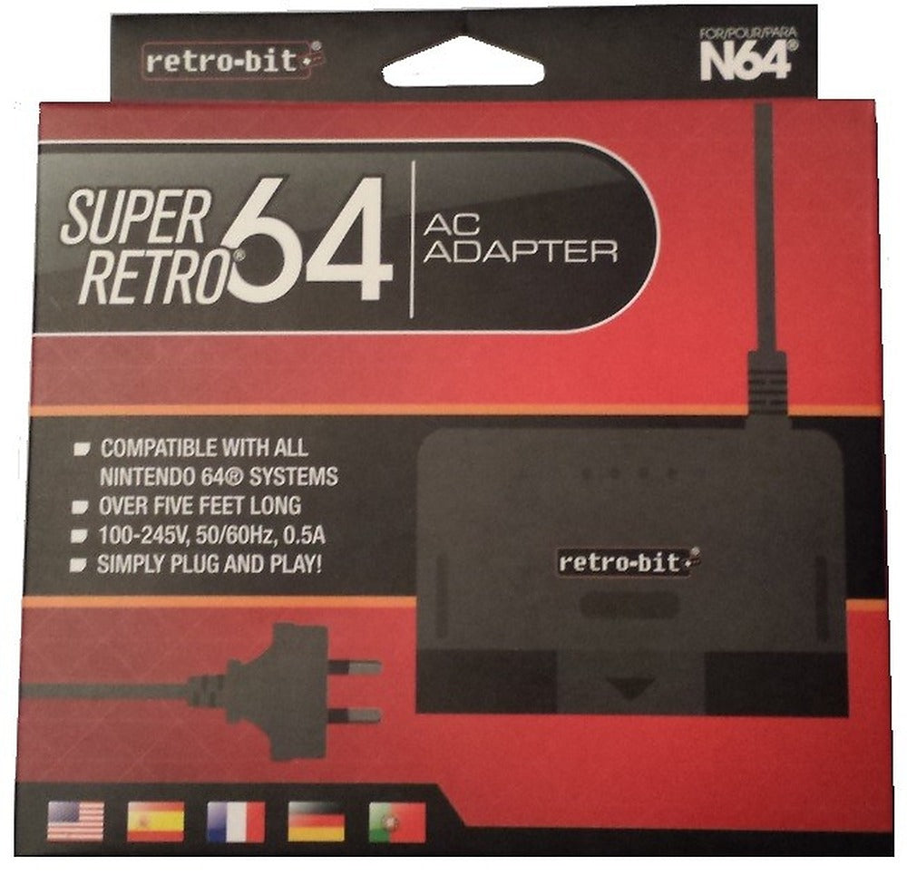Nintendo 64 AC Power Adaptor with AU Plug