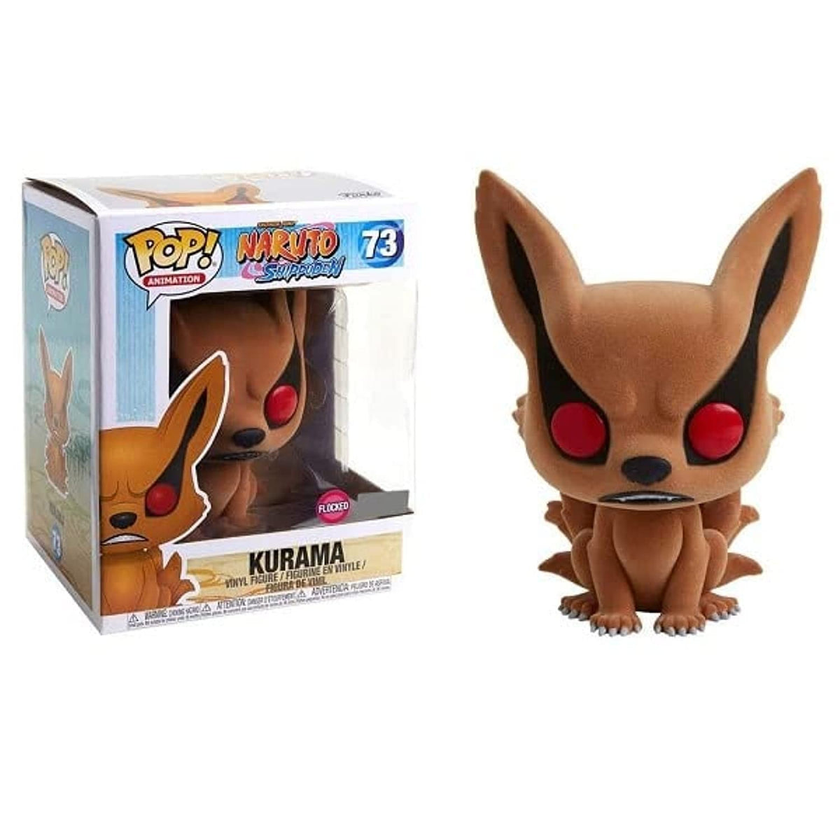 Naruto Shippuden - Kurama (Flocked) 6" Super Sized Pop! Vinyl Figure