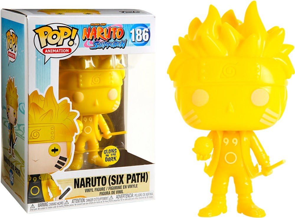 Naruto Six Path Yellow Glow in the Dark #186 Pop! Vinyl Figure