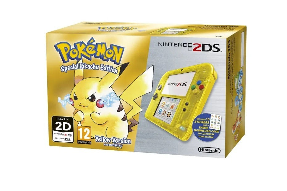 Nintendo 2DS Yellow Pikachu Edition