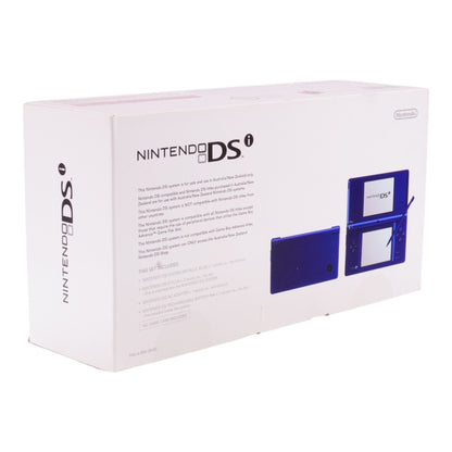 Nintendo DSi Metallic Blue Console in Box Complete Manuals and Charger