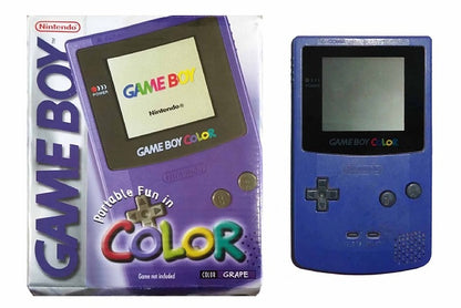 Nintendo Game Boy Color Handheld Console Boxed (Grape - Purple) Game Boy