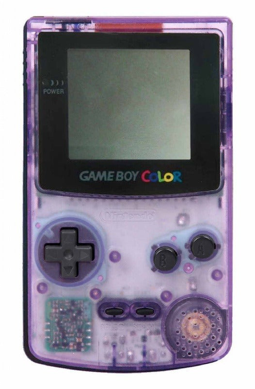 Nintendo Game Boy Color Handheld Console (Clear Atomic Purple CGB-001)