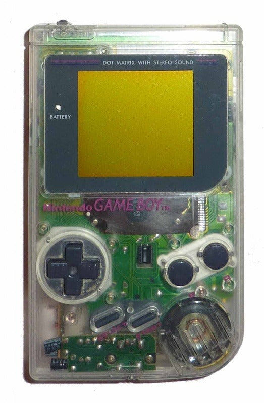 Nintendo Game Boy - Original (Clear / Transparent) Handheld Console