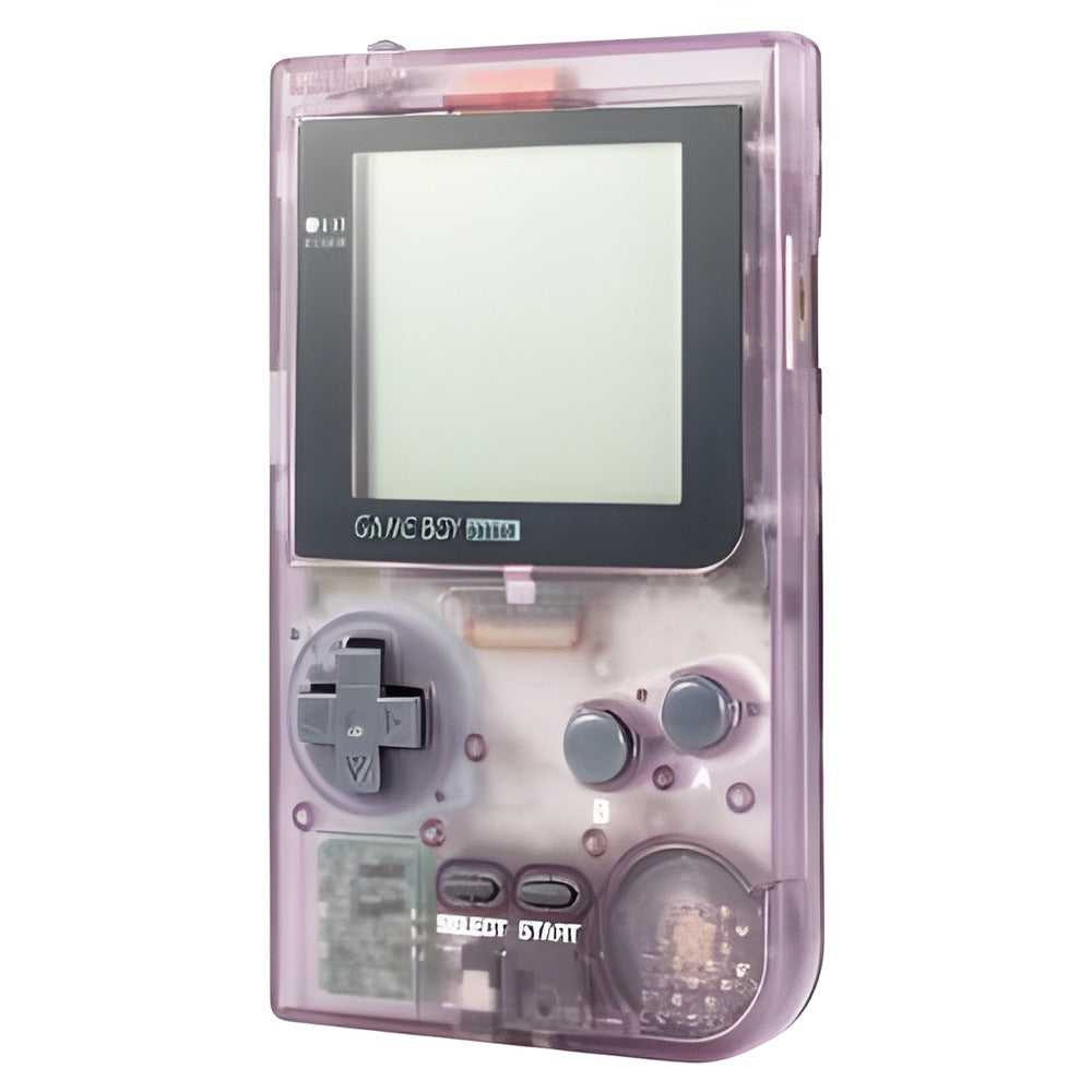 Nintendo Game Boy Pocket Clear Purple Handheld Console IPS Backlit