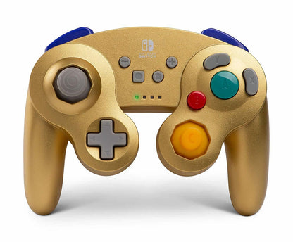 PowerA Wireless GameCube Style Controller for Switch - Gold Metallic