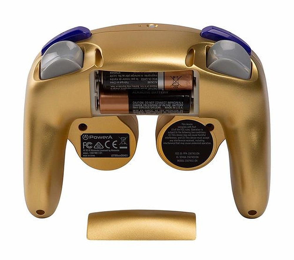 PowerA Wireless GameCube Style Controller for Switch - Gold Metallic