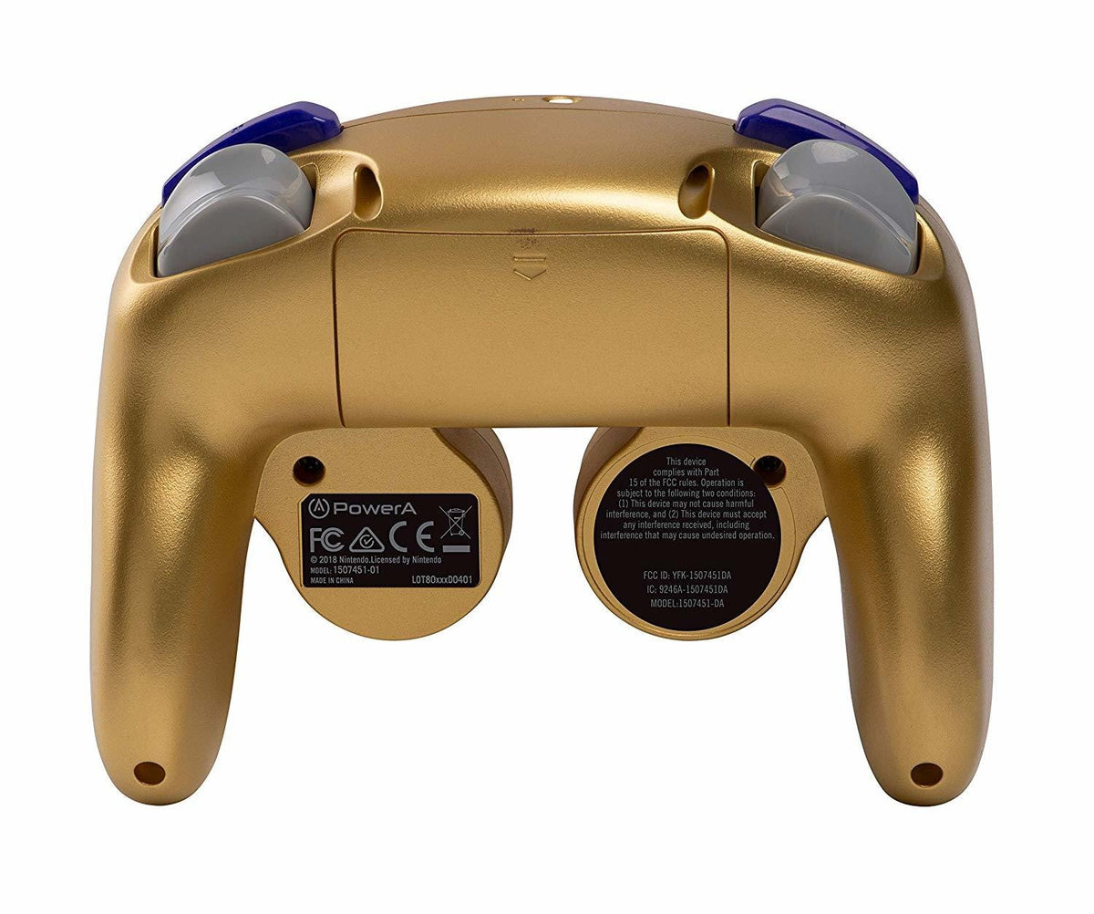 PowerA Wireless GameCube Style Controller for Switch - Gold Metallic