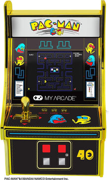 Pac-Man Micro Player 6" Collectible Retro Arcade Machine