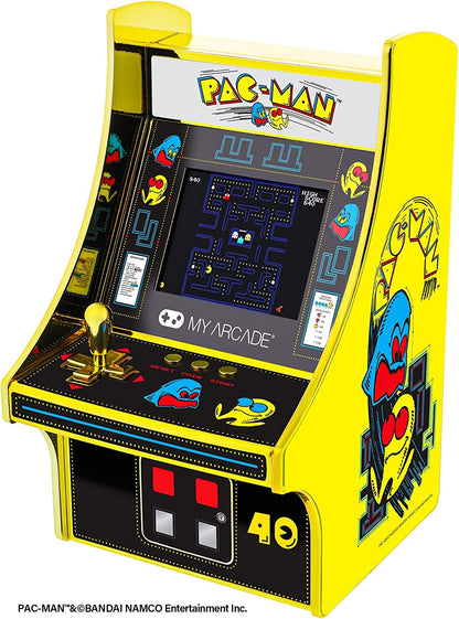 Pac-Man Micro Player 6" Collectible Retro Arcade Machine