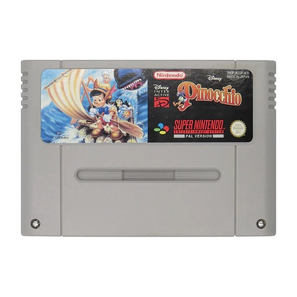 Disney's Pinocchio - Super Nintendo SNES (Cartridge)