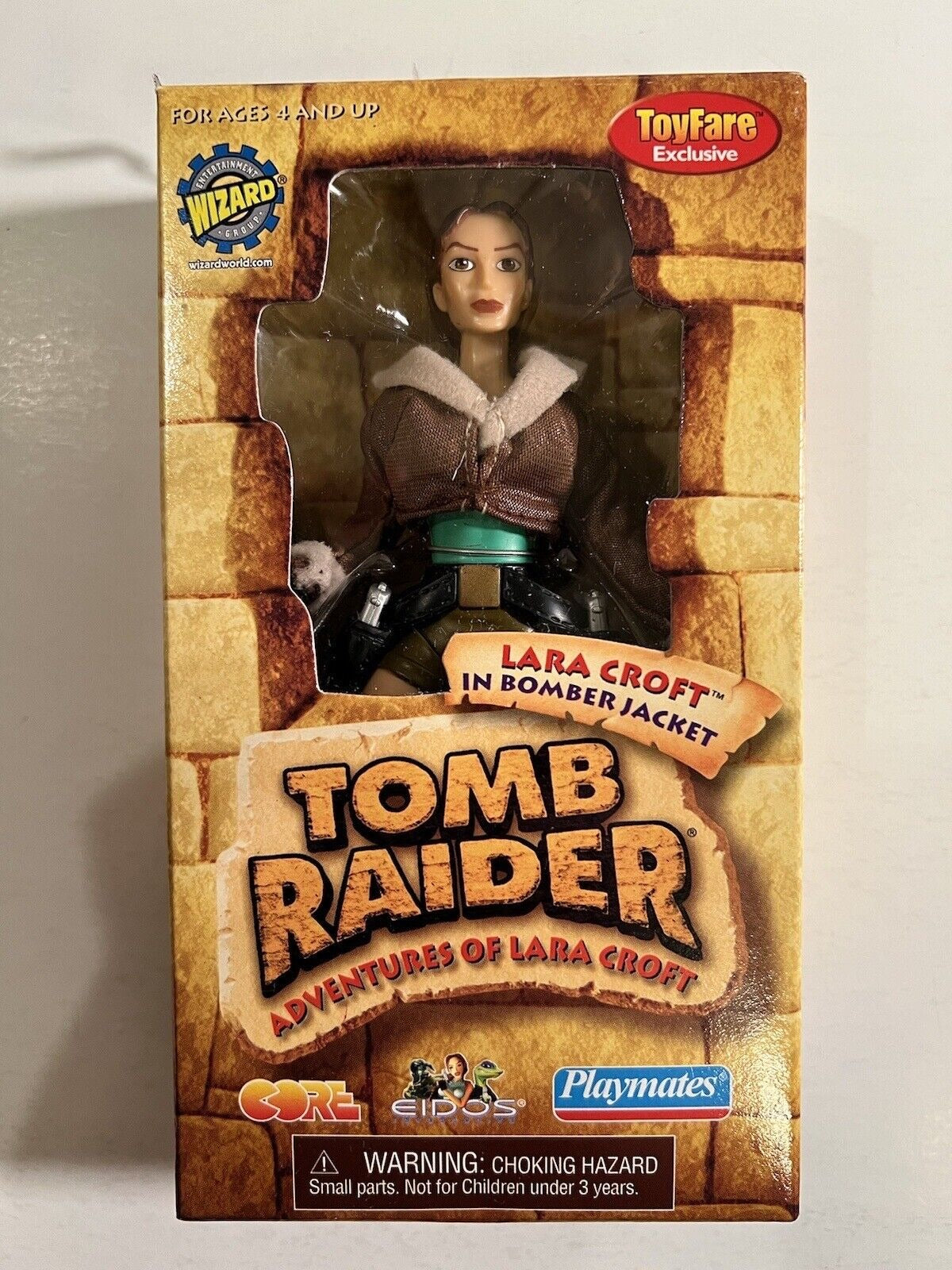 Playmates Tomb Raider Lara Croft in Bomber Jacket ToyFare Exclusive