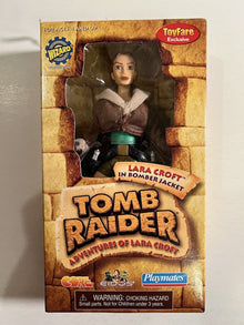 Playmates Tomb Raider Lara Croft in Bomber Jacket ToyFare Exclusive