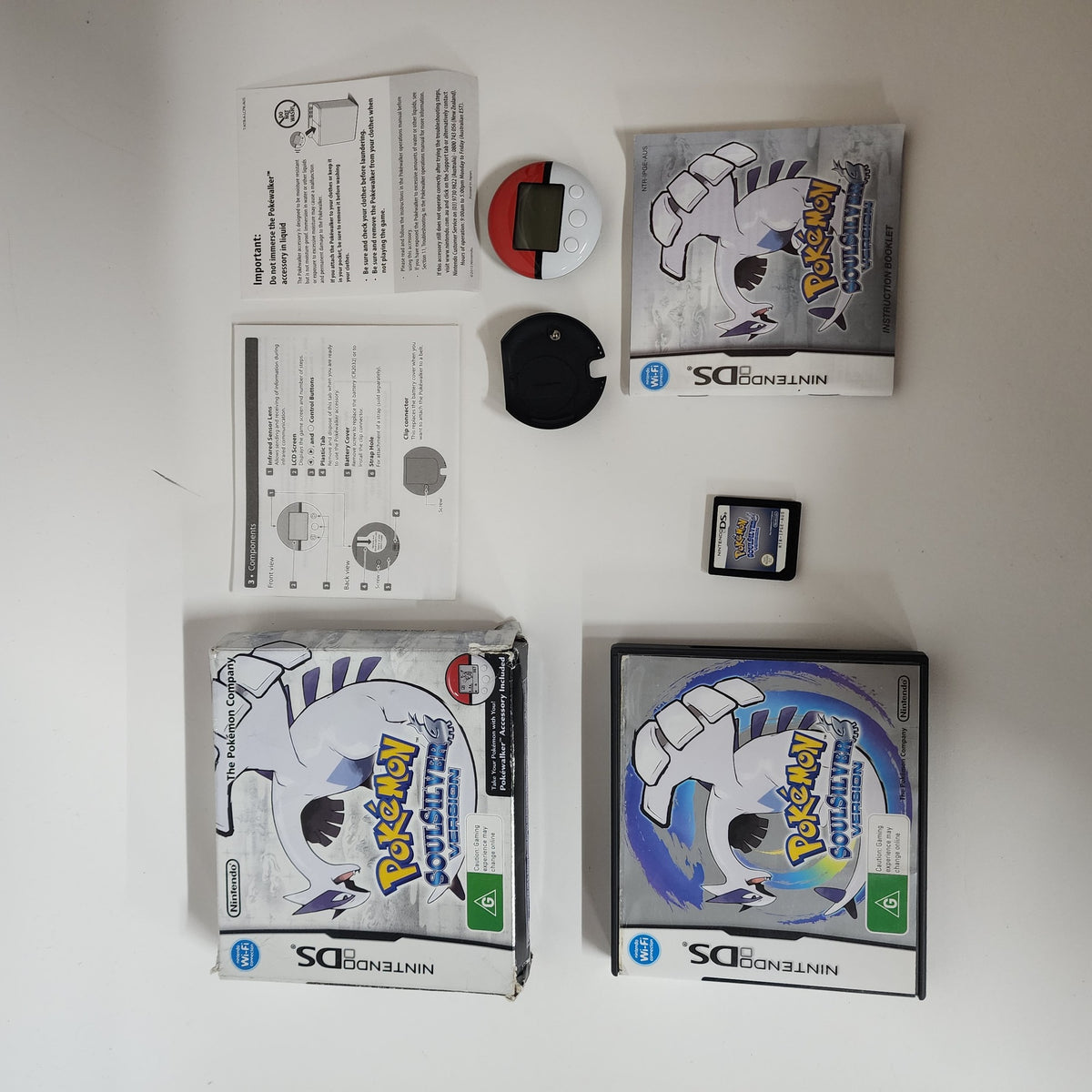 Pokemon SoulSilver Boxed with Pokewalker - Nintendo DS