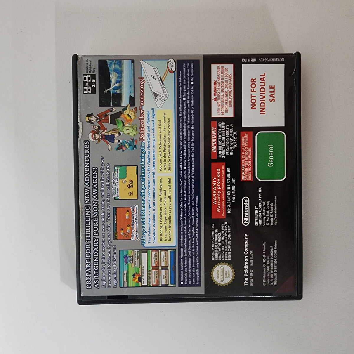 Pokemon SoulSilver Boxed with Pokewalker - Nintendo DS