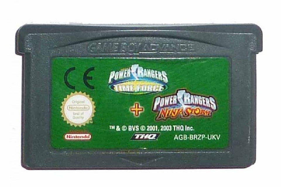 Power Rangers: Time Force + Ninja Storm 2 in 1 - GBA (Cartridge)