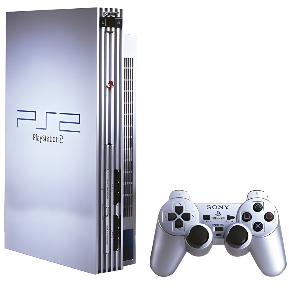 PS2 Console + 1 Controller (Limited Edition Silver) - PlayStation 2