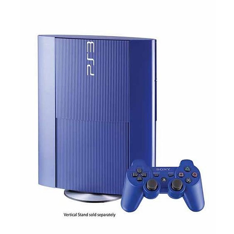 PS3 Console Super Slim + 1 Controller (Azurite Blue) - PlayStation 3