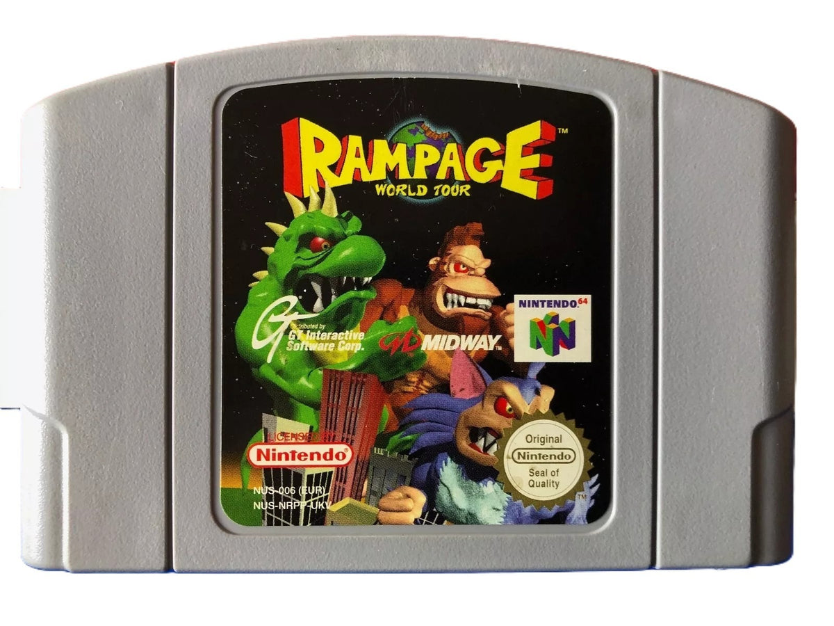Rampage World Tour - Nintendo 64 N64 (Cartridge)
