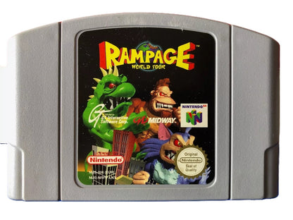 Rampage World Tour - Nintendo 64 N64 (Cartridge)
