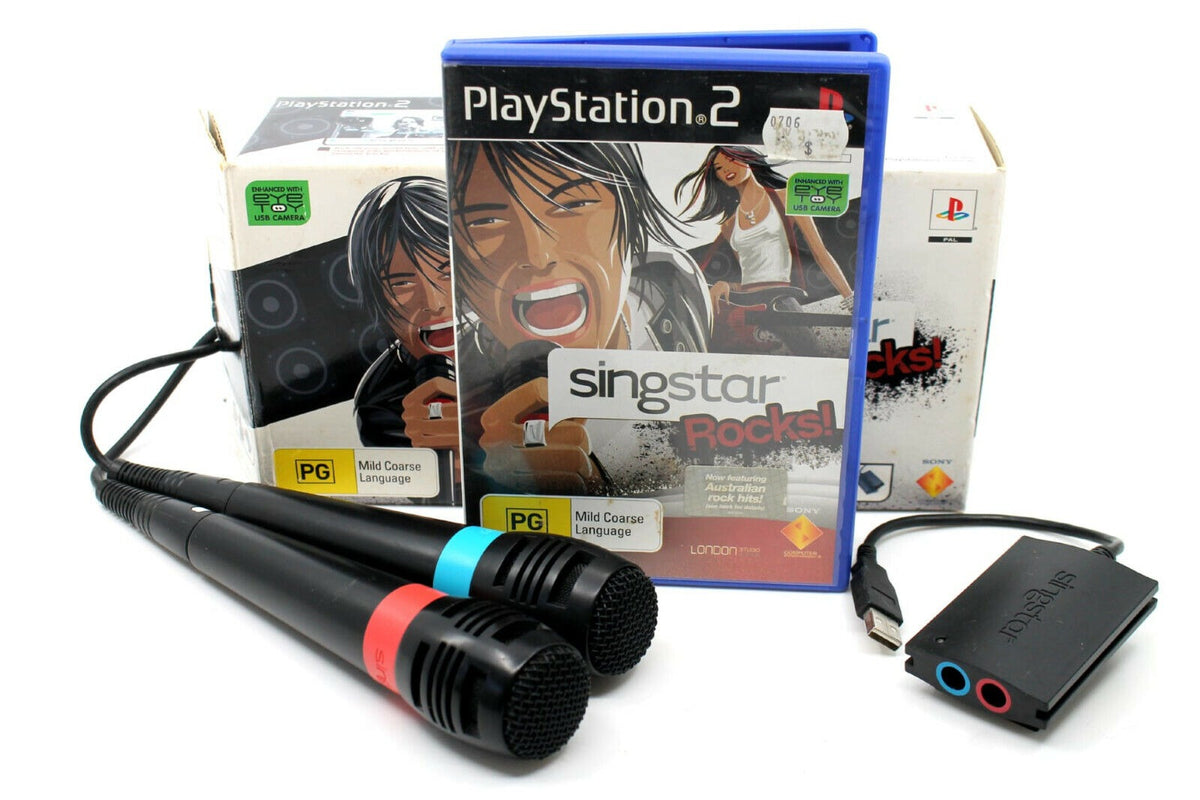 SingStar Rocks! Bundle - PlayStation 2 PS2