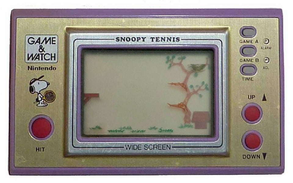 Snoopy Tennis SP-30 Nintendo Game & Watch Wide Screen