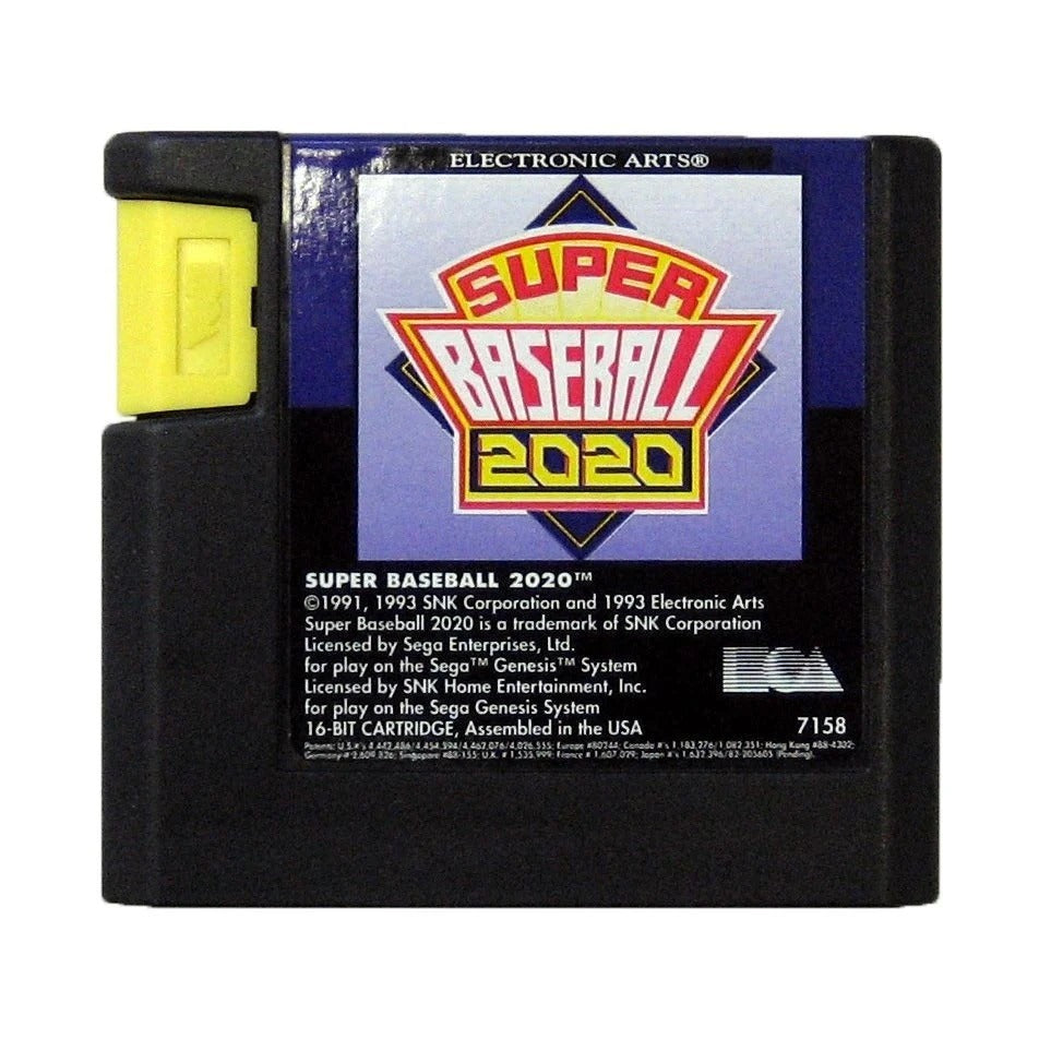 Super Baseball 2020 - Sega Mega Drive (Cartridge)