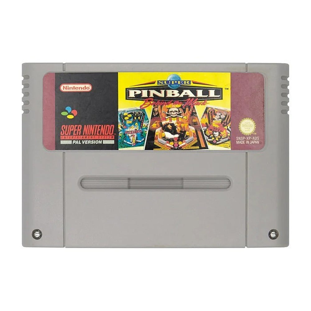 Super Pinball: Behind the Mask - Super Nintendo SNES (Cartridge)