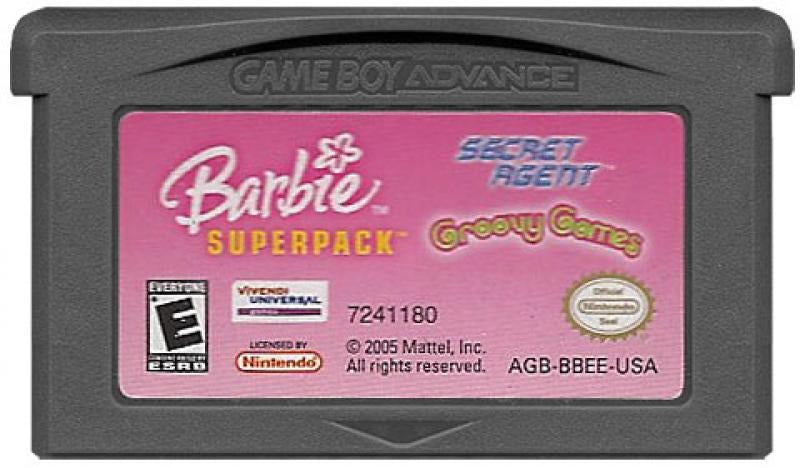 Barbie Superpack: Secret Agent + Groovy Games - GBA (Cartridge)