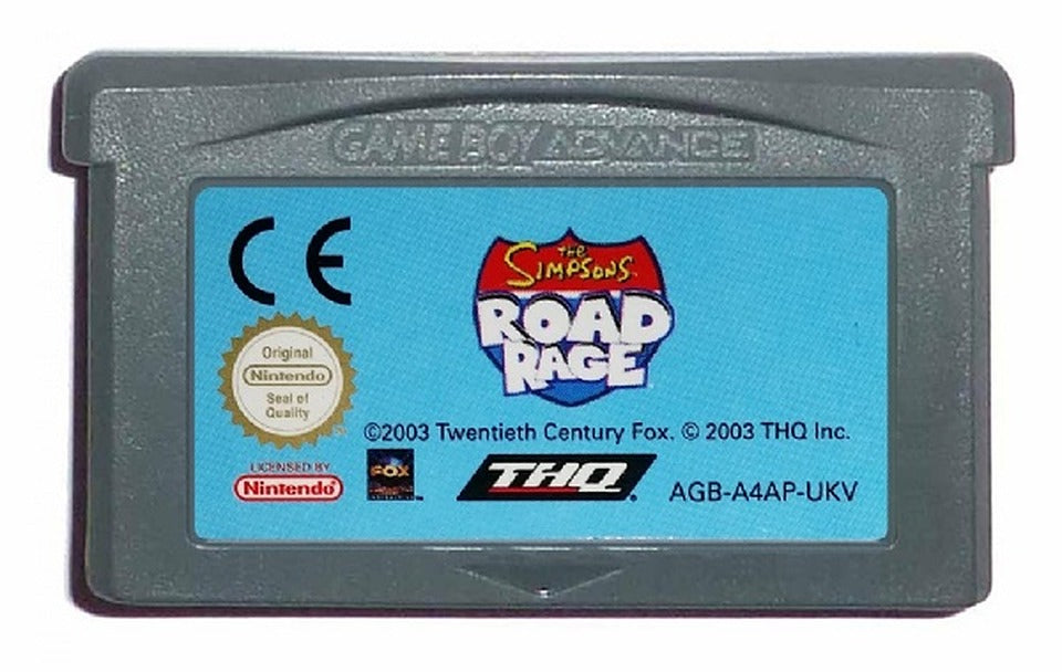 The Simpsons: Road Rage - Nintendo Game Boy Advance GBA (Cartridge)