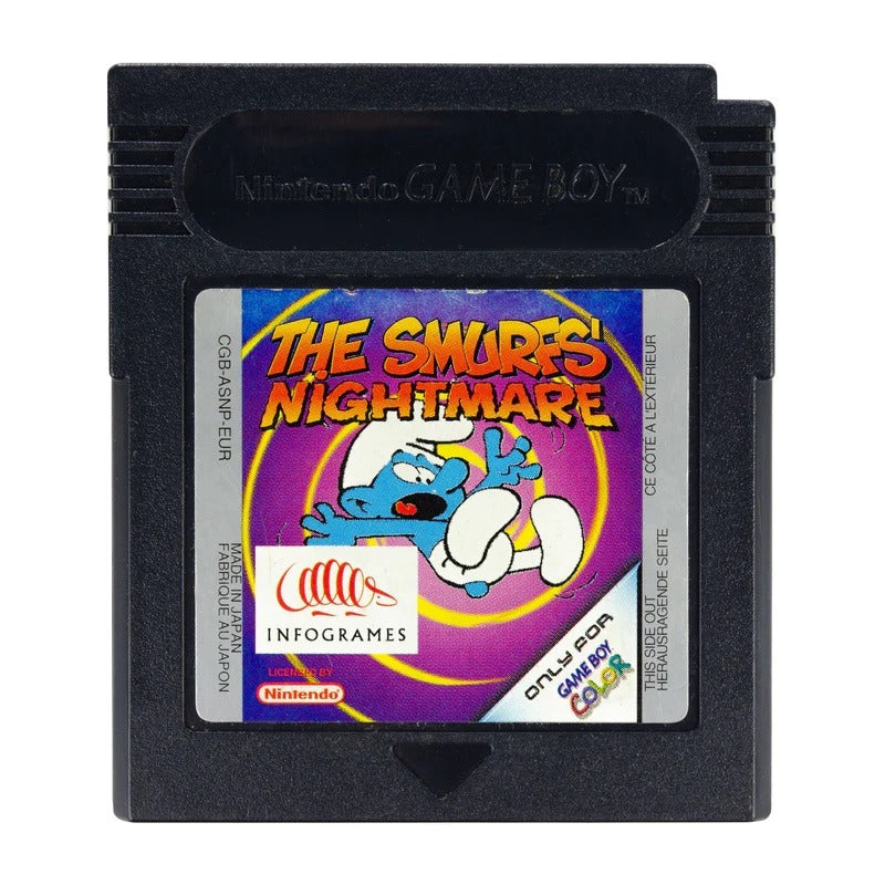 The Smurfs' Nightmare - Nintendo Game Boy (Cartridge)