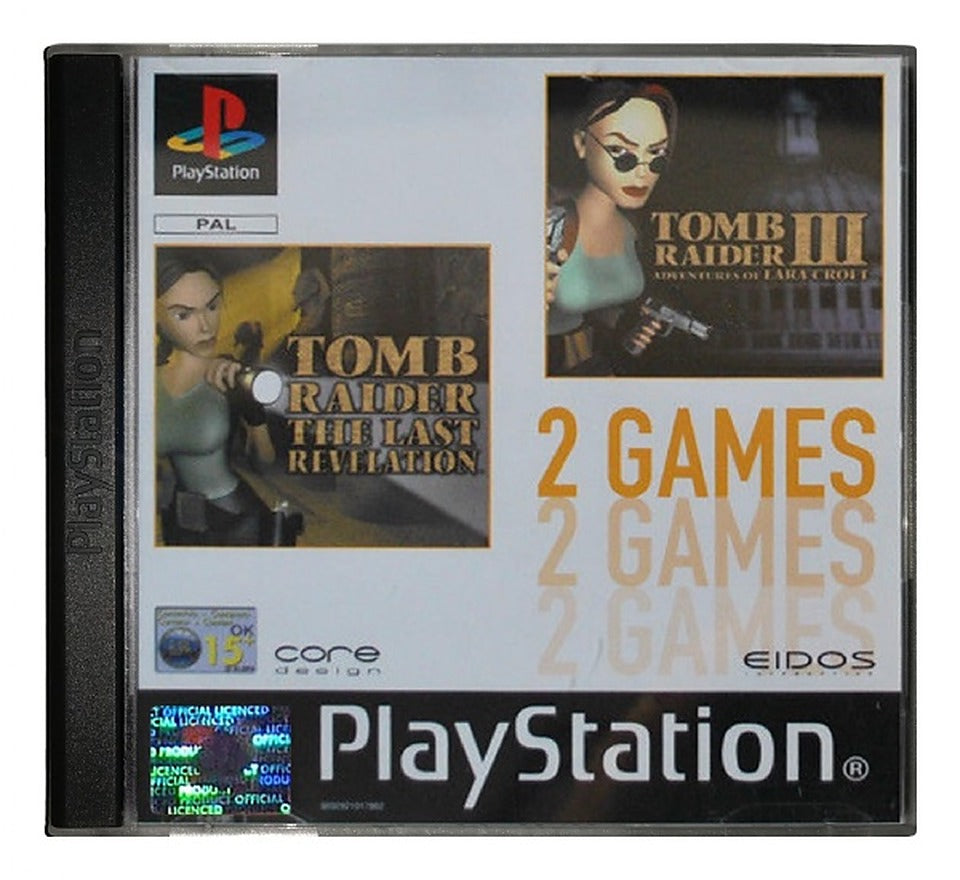 Tomb Raider: The Last Revelation + Tomb Raider III Double Pack - PlayStation 1 PS1