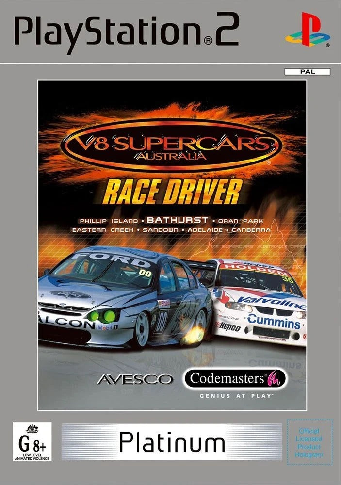 V8 Supercars Race Driver - PlayStation 2 PS2