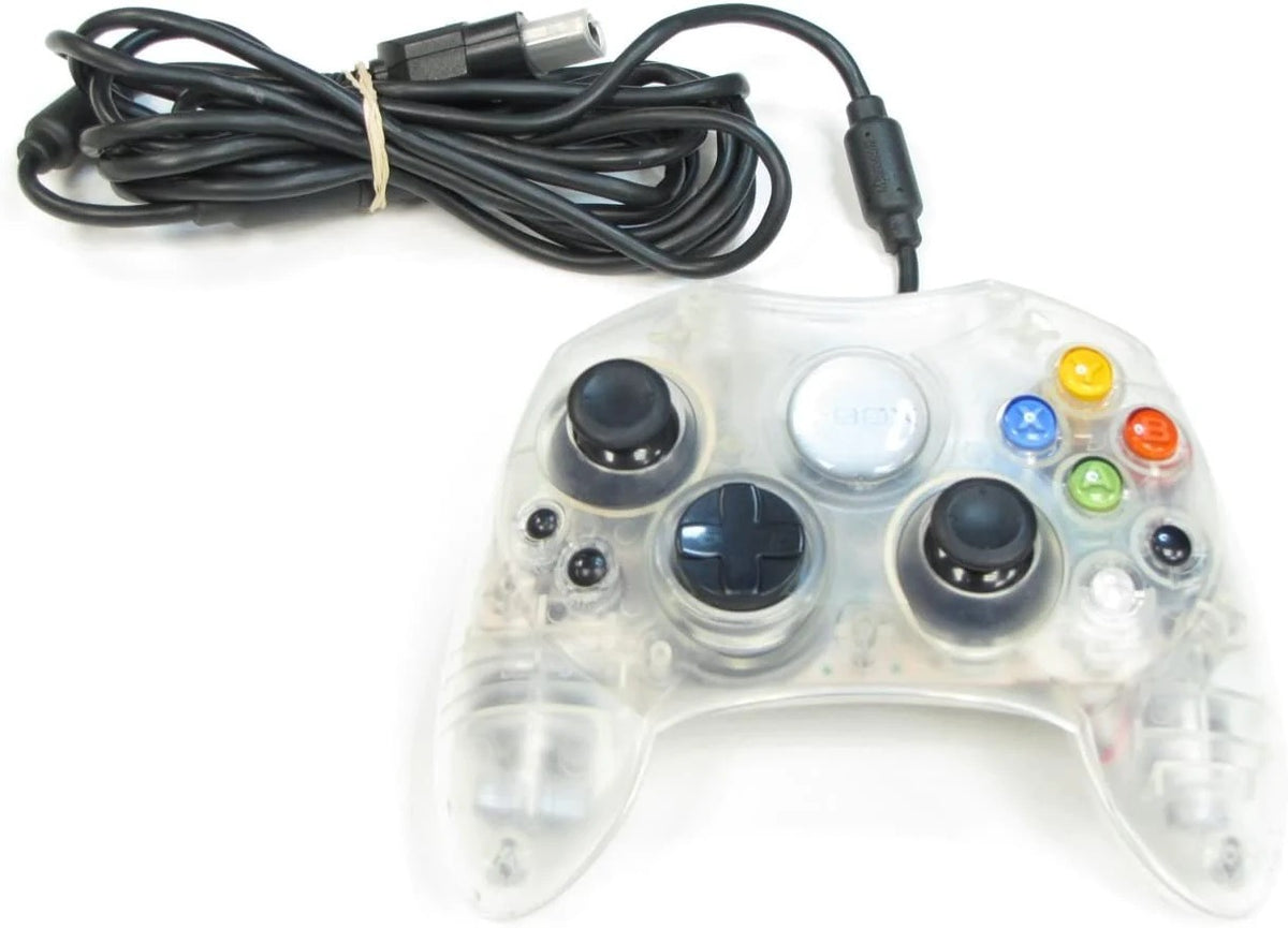 Xbox Original Crystal Clear Wired Controller