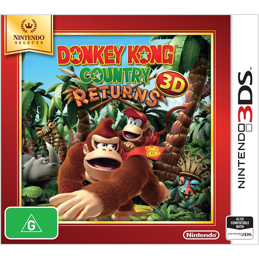Donkey Kong Country Returns 3D - Nintendo 3DS