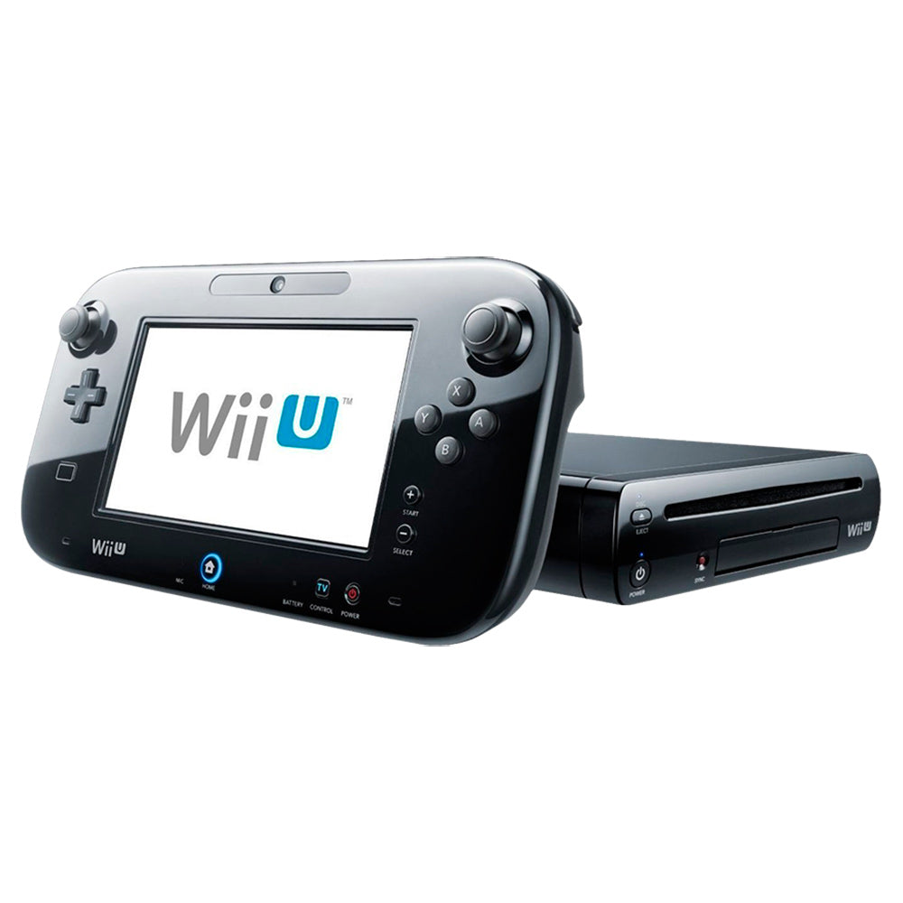 Wii U Black 32GB Console Mario Kart Premium Pack Boxed