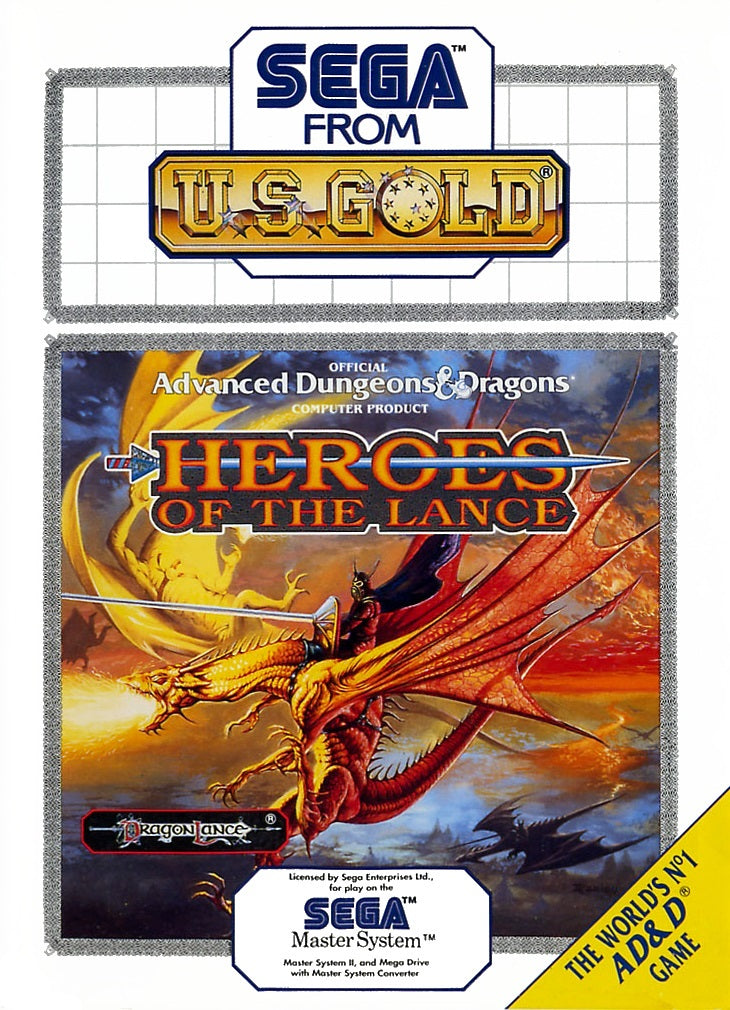 Heroes of the Lance - Sega Master System