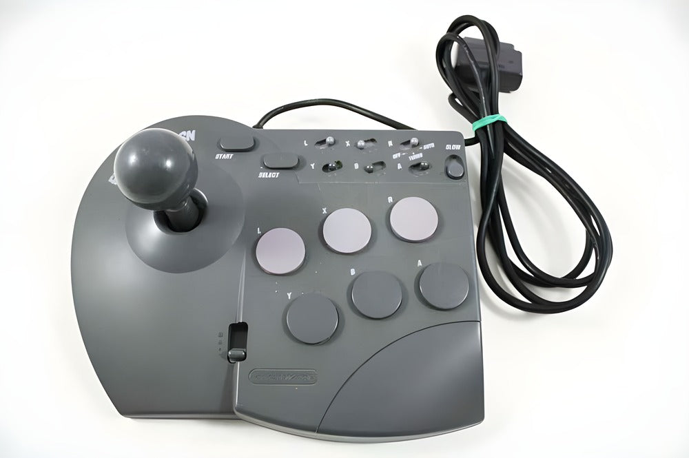 Asciiware Fighter Stick SN Controller - Super Nintendo SNES (Boxed)