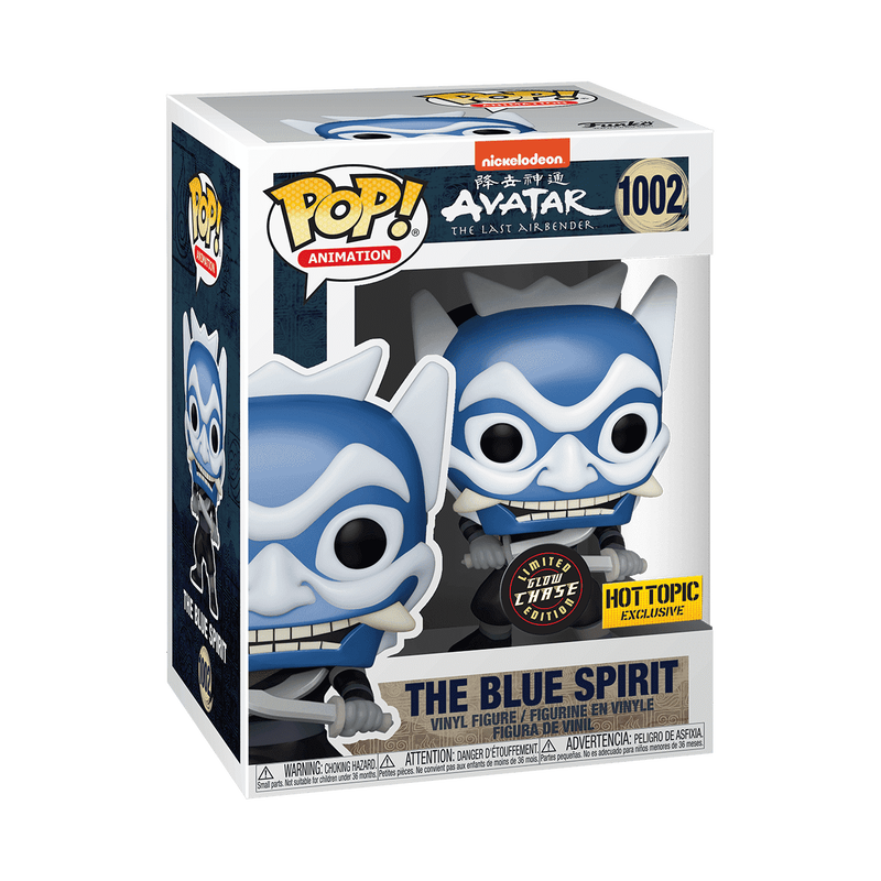Zuko with Blue Spirit Mask #1002 Glow Chase Variant Pop! Vinyl Figure
