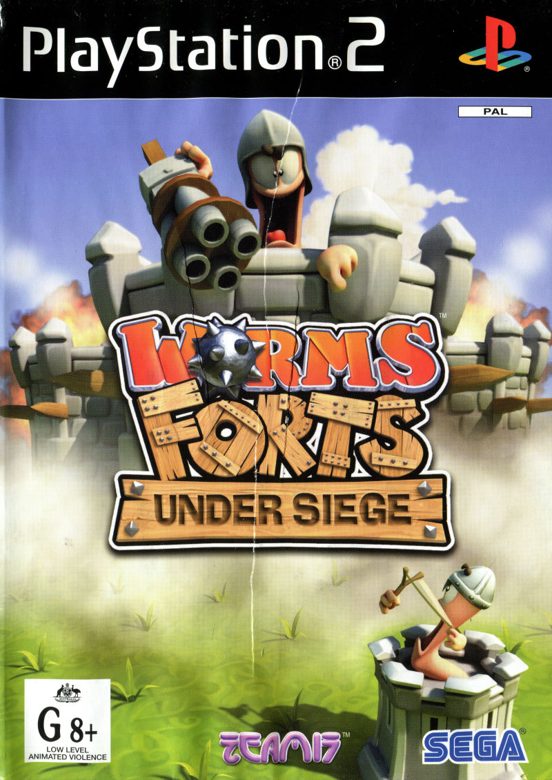 Worms Forts: Under Siege - PlayStation 2 PS2