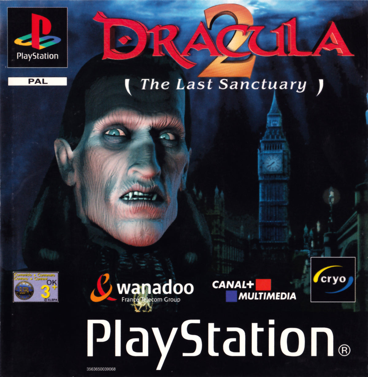 Dracula 2: The Last Sanctuary - PlayStation 1 PS1