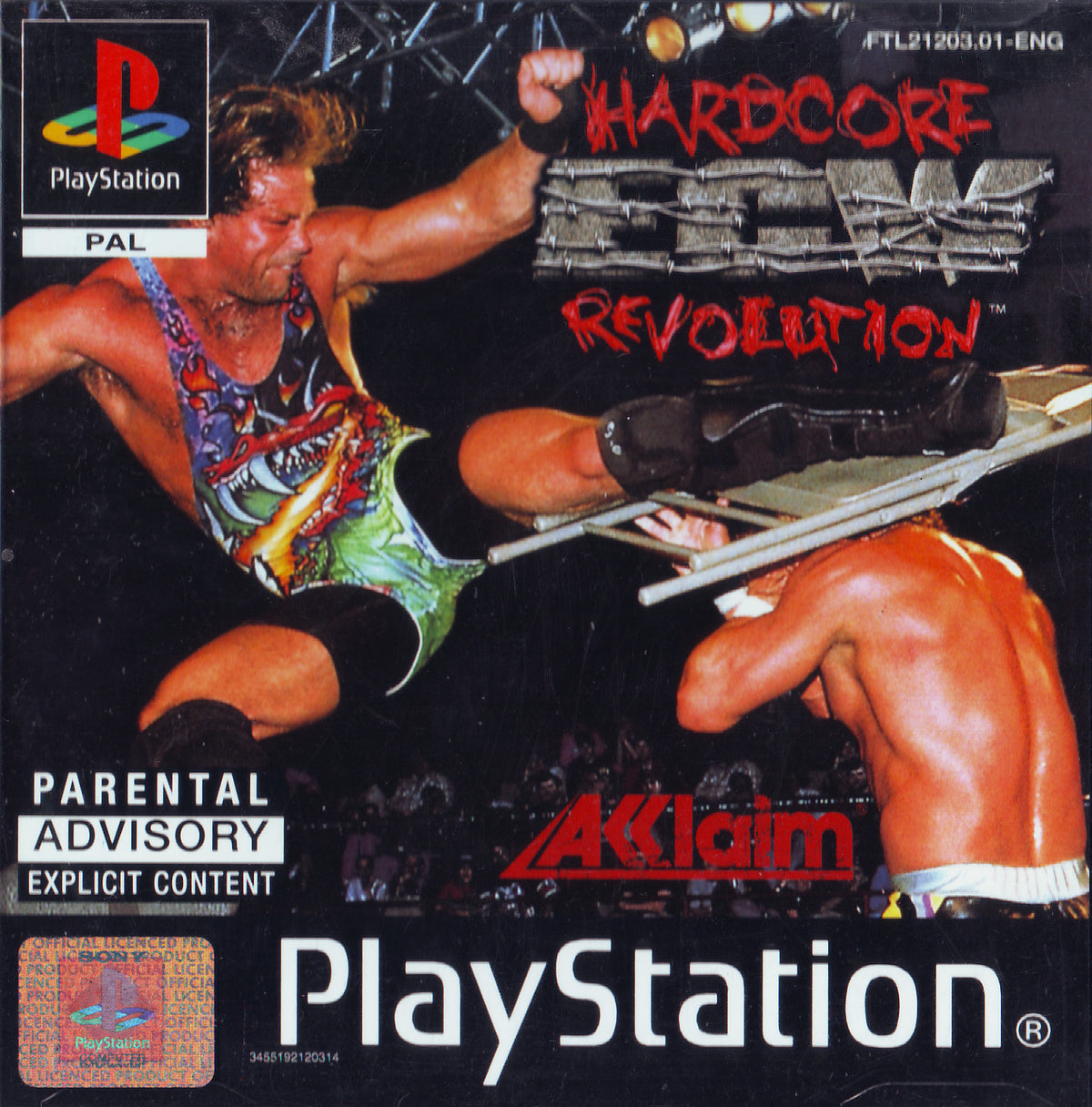 ECW Hardcore Revolution - PlayStation 1 PS1
